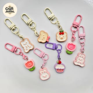 Cute Cookie Charm Keychain 2