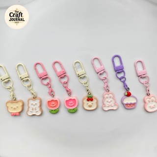 Cute Cookie Charm Keychain 3