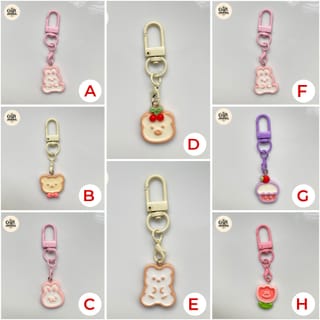 Cute Cookie Charm Keychain 5