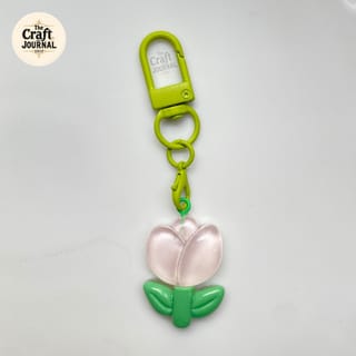 Tulip Charm Keychain 2