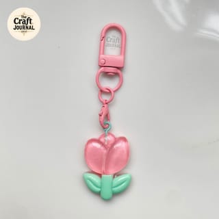 Tulip Charm Keychain 3