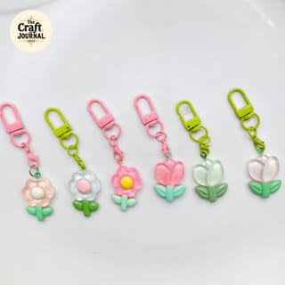 Tulip Charm Keychain 5