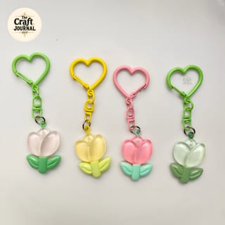 Tulip Charm Keychain 1