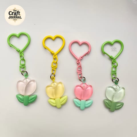 Tulip Charm Keychain