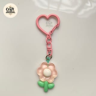 Flower Charm Keychain 4