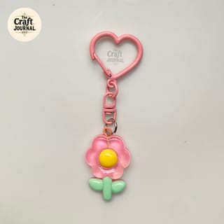 Flower Charm Keychain 5