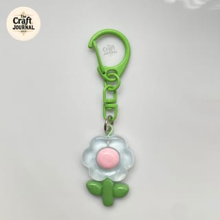 Flower Charm Keychain 2