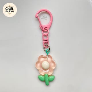Flower Charm Keychain 5