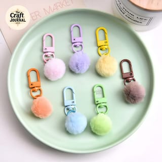 Pompom Keychain 1
