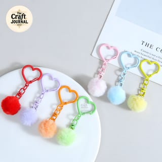 Pom Pom Love Keychain 2