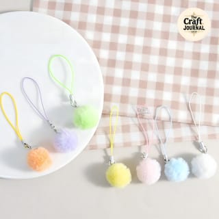 Pompom Phone Charm 2
