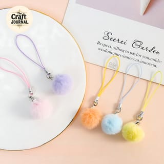 Pompom Phone Charm 4