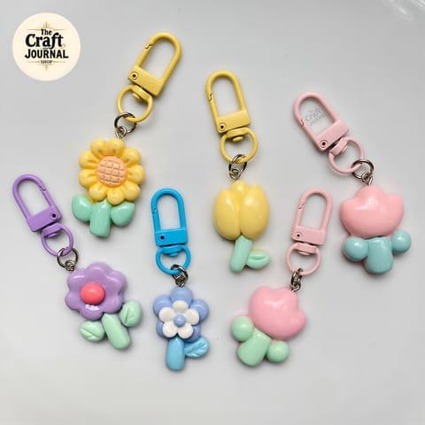 Flower & Tulip Keychain