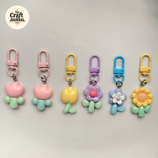 Flower & Tulip Keychain 3