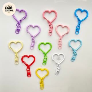 Colorful Swivel Clasp Love Shape 2