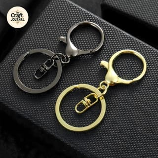 Metal Keyring with Lobster Clasp 1
