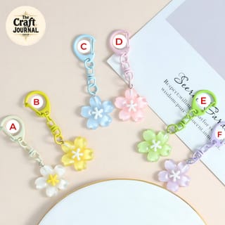 Glossy Sakura Flower Keychain 4