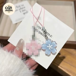 Glossy Sakura Flower Phone Charm 5
