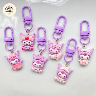Purple Kuromi Keychain 1