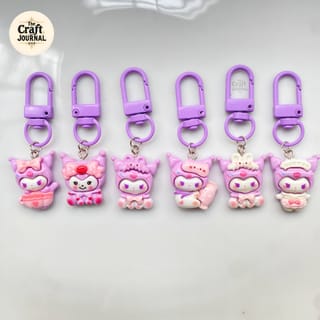 Purple Kuromi Keychain 3