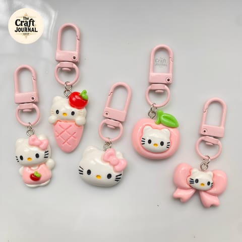 Hello Kitty Bow Keychain