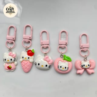 Hello Kitty Bow Keychain 2