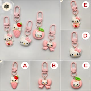 Hello Kitty Bow Keychain 4