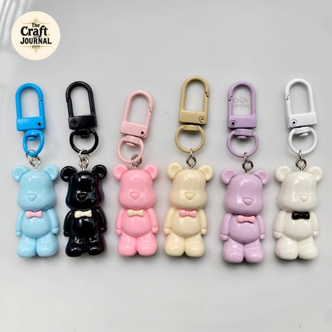 Cute Teddy Bear Keychain