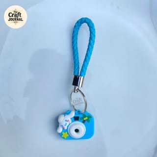Cute Camera Braided Keychain 4