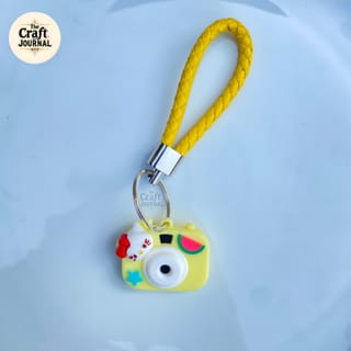 Cute Camera Braided Keychain 5