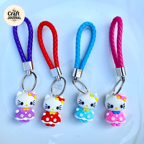 Hello Kitty Braided Keychain