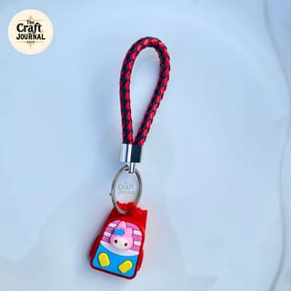 Backpack Sanrio Character Braided Keychain 5