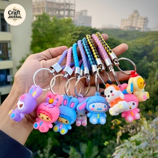 Sanrio Character Braided Keychain 4