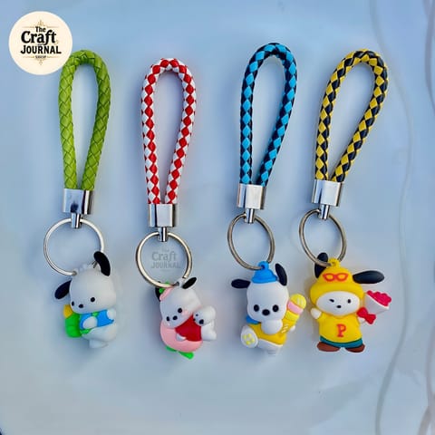 Cartoon Braided Keychain