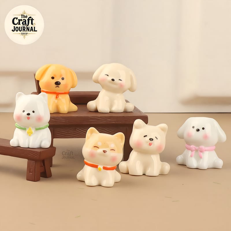 Cute Puppy Figurine