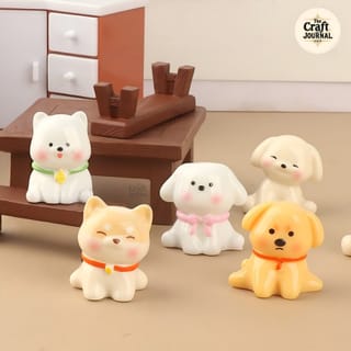 Cute Puppy Figurine 3