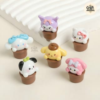 Kawaii Cartoon Mini Planter Figurine 2