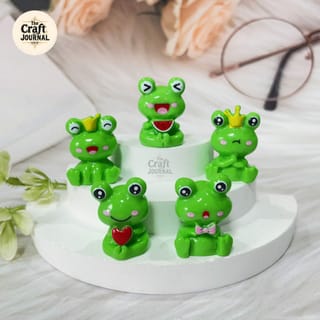Green Frog Mini Figurine 2
