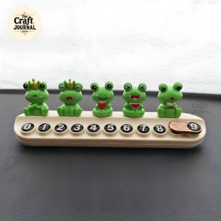 Green Frog Mini Figurine 4