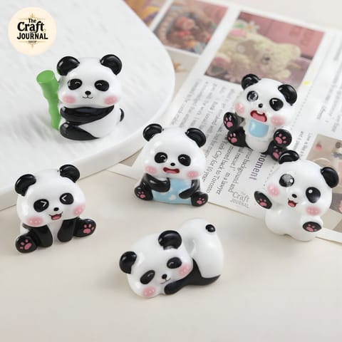 Panda Resin Mini Figurine