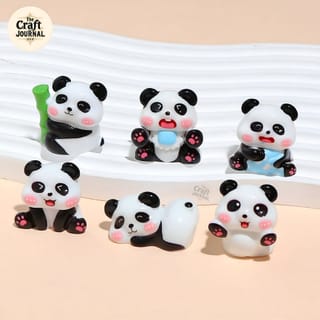 Panda Resin Mini Figurine 4
