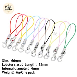 Colorful Cord Phone Strap with Lobster Clasp Lanyard 2