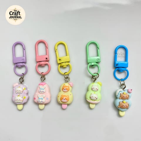 Cute Ice-Cream Style Keychain