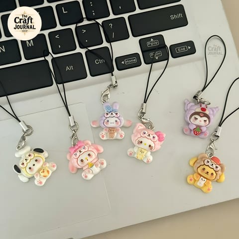 Kawaii Cartoon Phone Charm