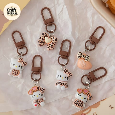 Leopard Kitty Charm Collection