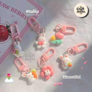 Radish Rabbit Keychain 2