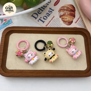 Cute Mini Character Keyring 4