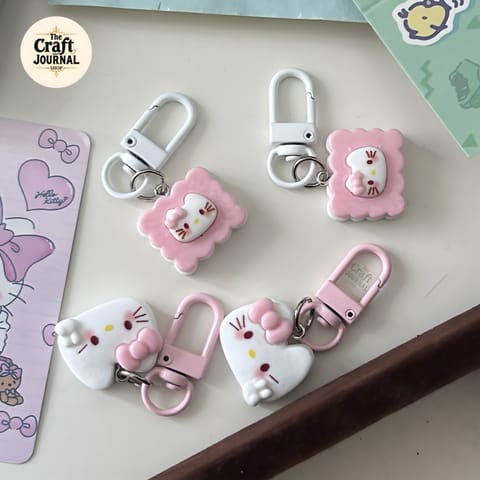 Cute Kitty Keychain