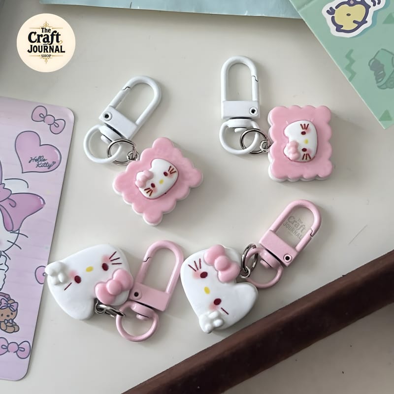 Cute Kitty Keychain