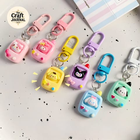 Retro Character Keychain